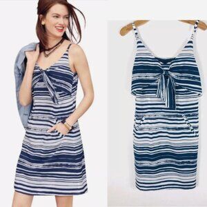 Cabi Yacht Cruise knot stripe dress
